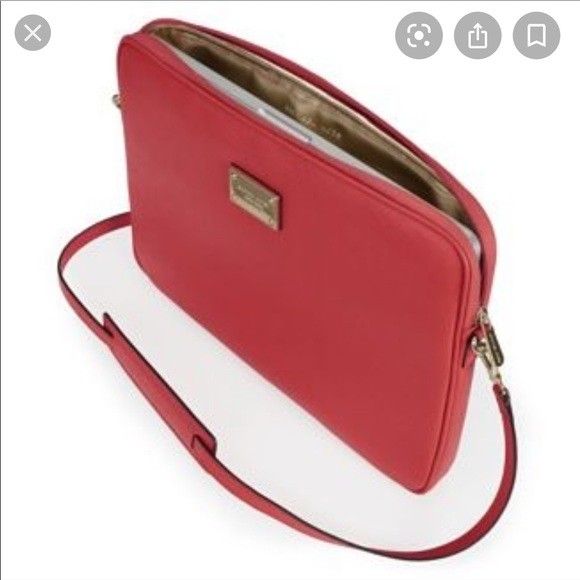 Michael Kors Red and Gold 15 inch Laptop Bag, Computers & Tech, Parts &  Accessories, Laptop Bags & Sleeves on Carousell
