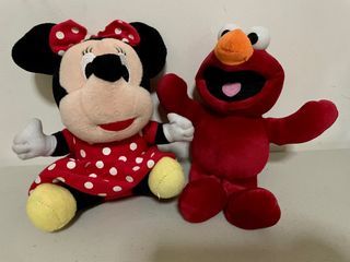 Minnie Mouse & Elmos Stuff Toy Plushies
