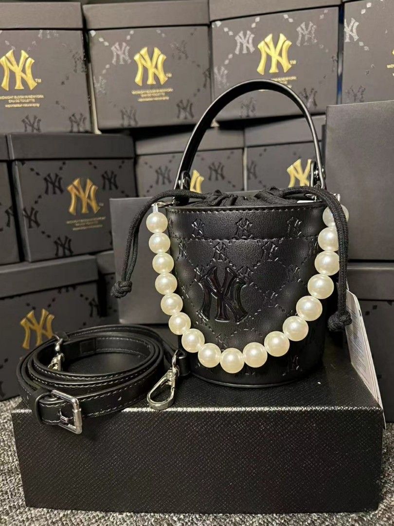 MLB Monogram Nano Bucket Bag (Black) – The Factory KL