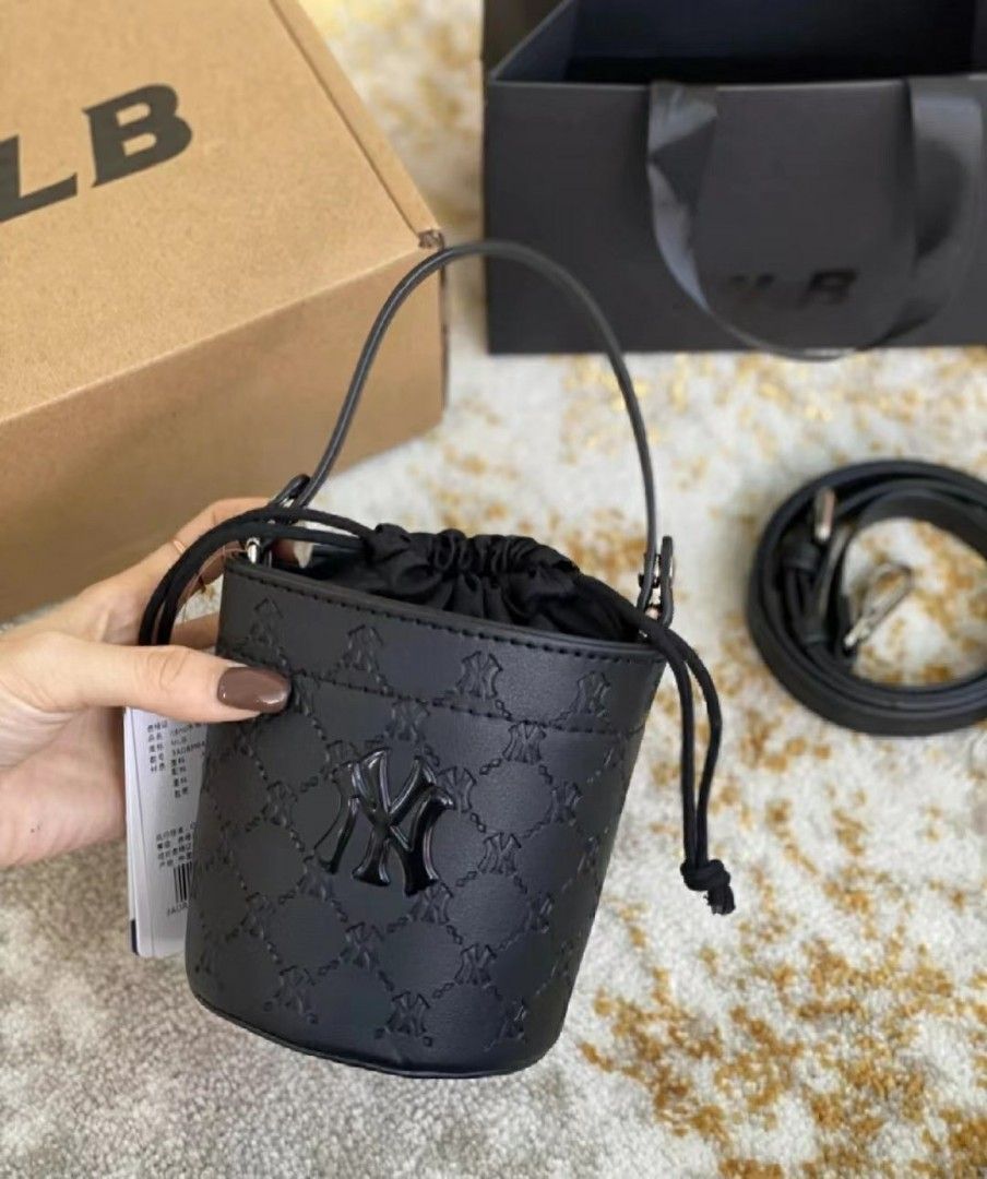 MLB Monogram Nano Bucket Bag (Black) – The Factory KL