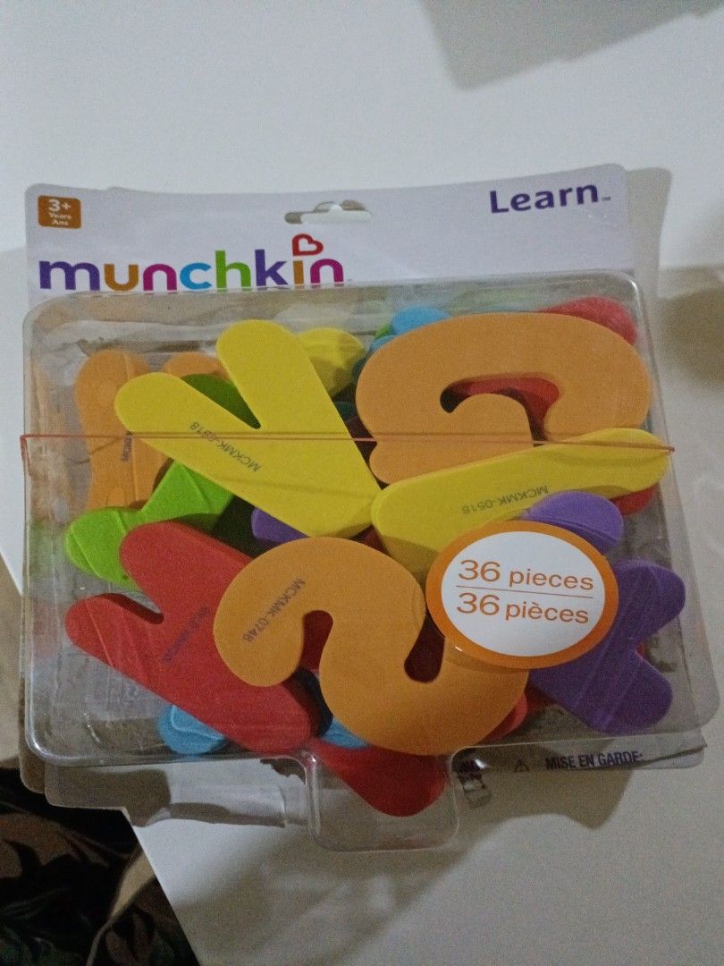 Munchkin Letters & Numbers, Babies & Kids, Infant Playtime on Carousell
