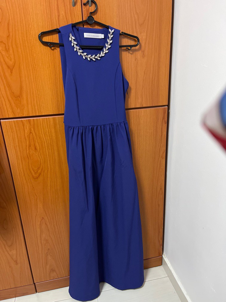 next navy dressing gown