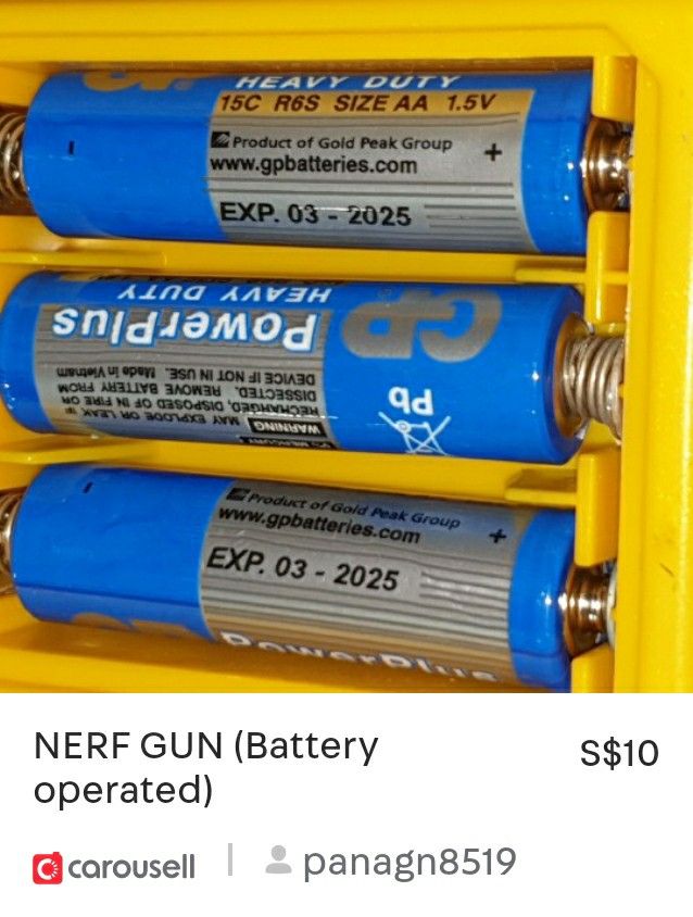 Nerf Gun Barricade RV10 (Battery Operated), Hobbies & Toys, Toys