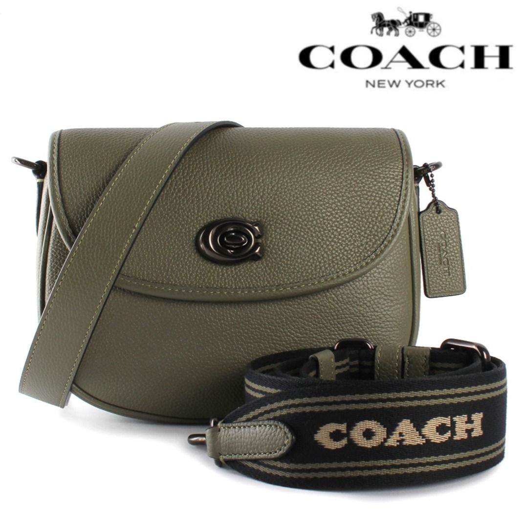 Coach army shop green bag