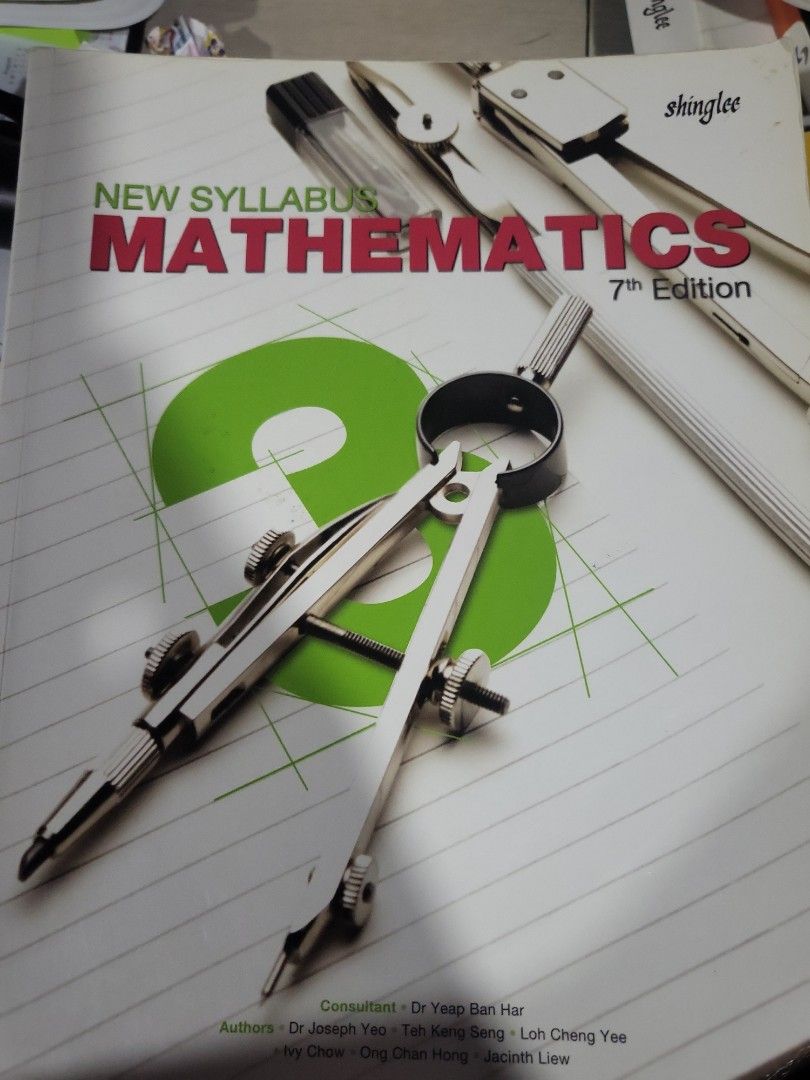 New Syllabus Mathematics 7th Edition Secondary 3 Hobbies Toys Books New Syllabus Mathematics 7th Edition Secondary 3 Hobbies Toys Books