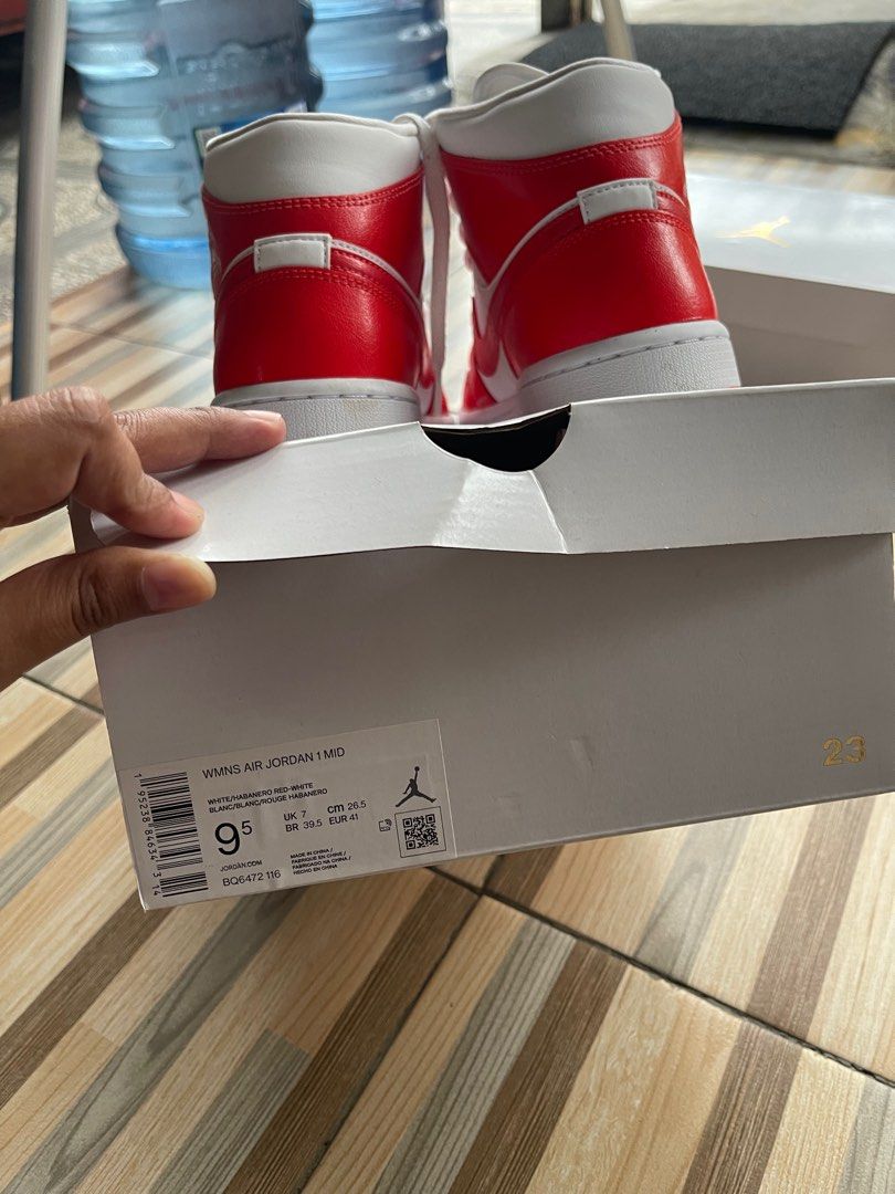 habanero red air jordan 1