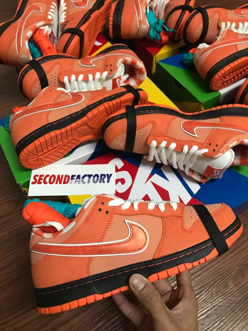 Nike SB Dunk Low Concepts Orange Lobster, Men's Fashion, Footwear