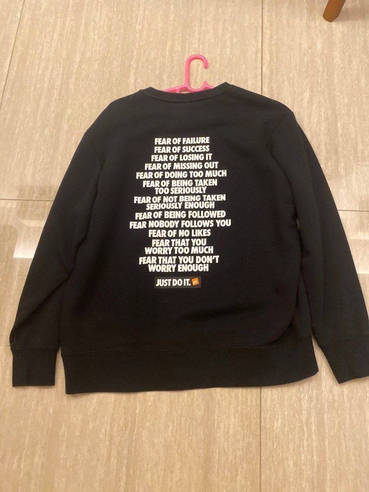 Nike fear of failure sweatshirt online