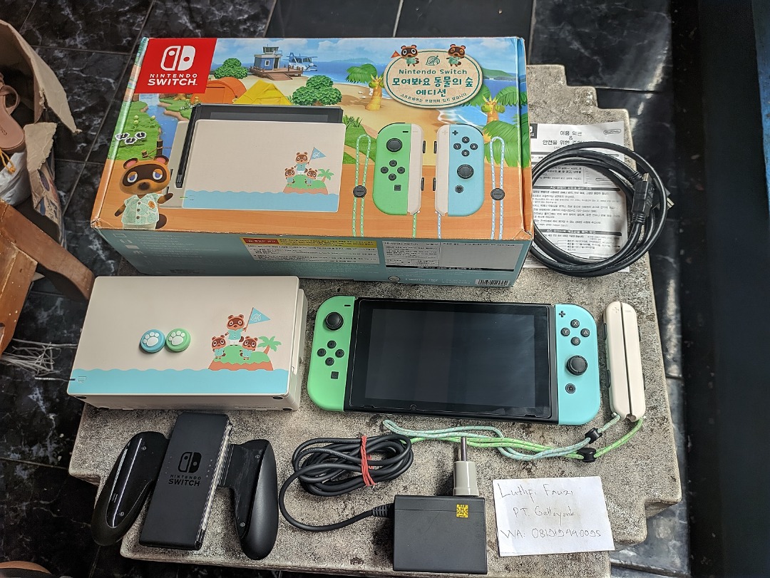 Nintendo Switch v2 Animal Crossing ACNH Limited Edition Fullset 04