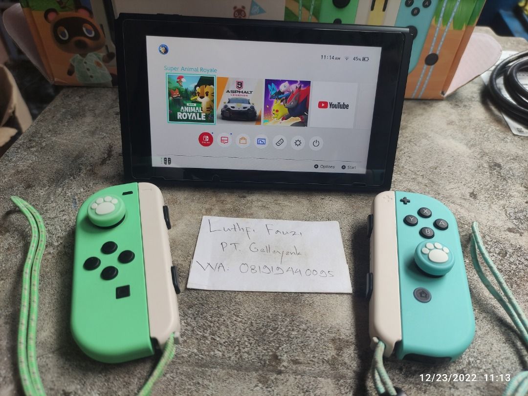 Nintendo Switch v2 Animal Crossing ACNH Limited Edition Fullset 04