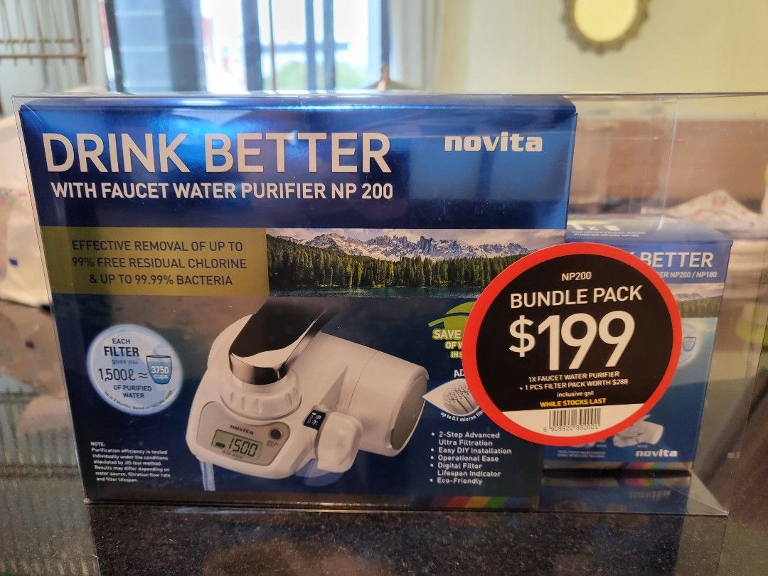 Novita Faucet Water Purifier NP200, TV & Home Appliances, Kitchen Appliances, Water Purifers