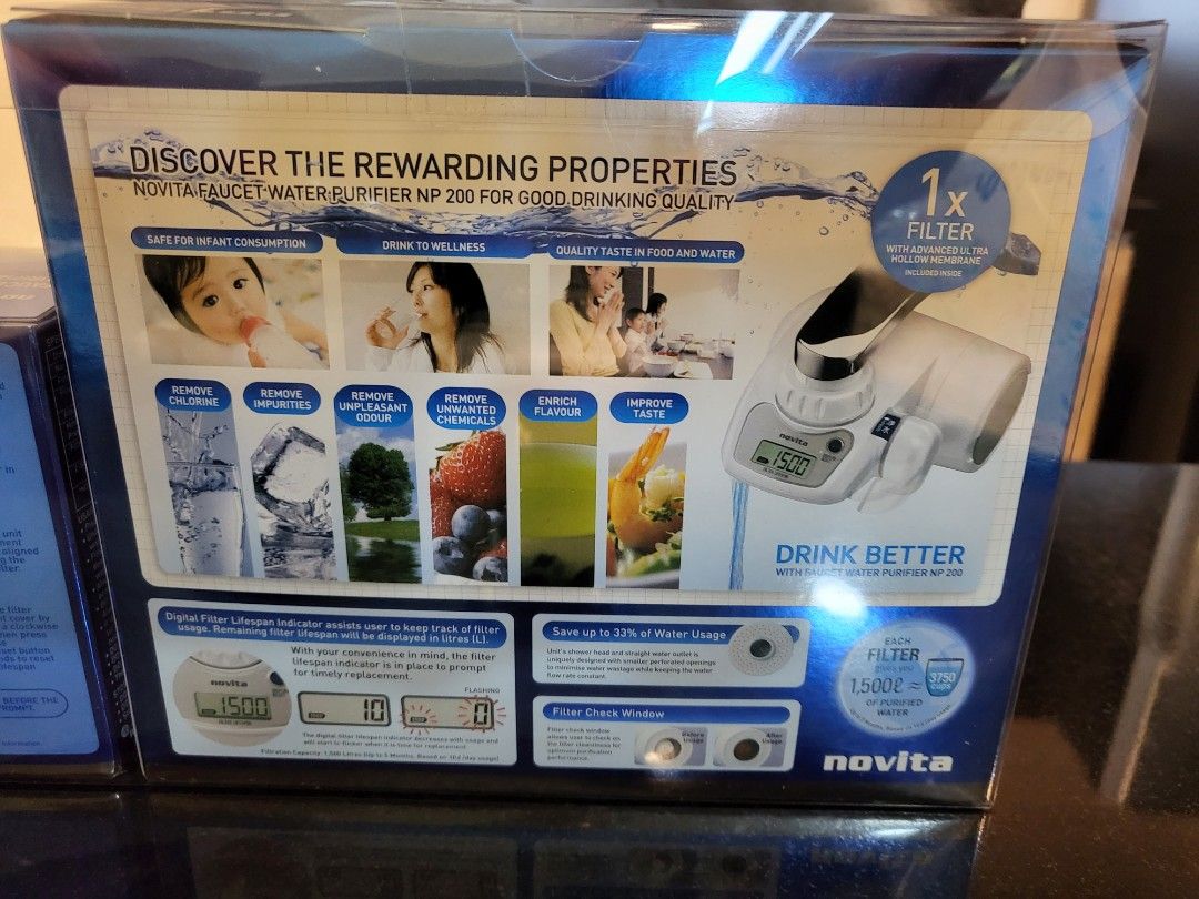 Novita Faucet Water Purifier NP200, TV & Home Appliances, Kitchen