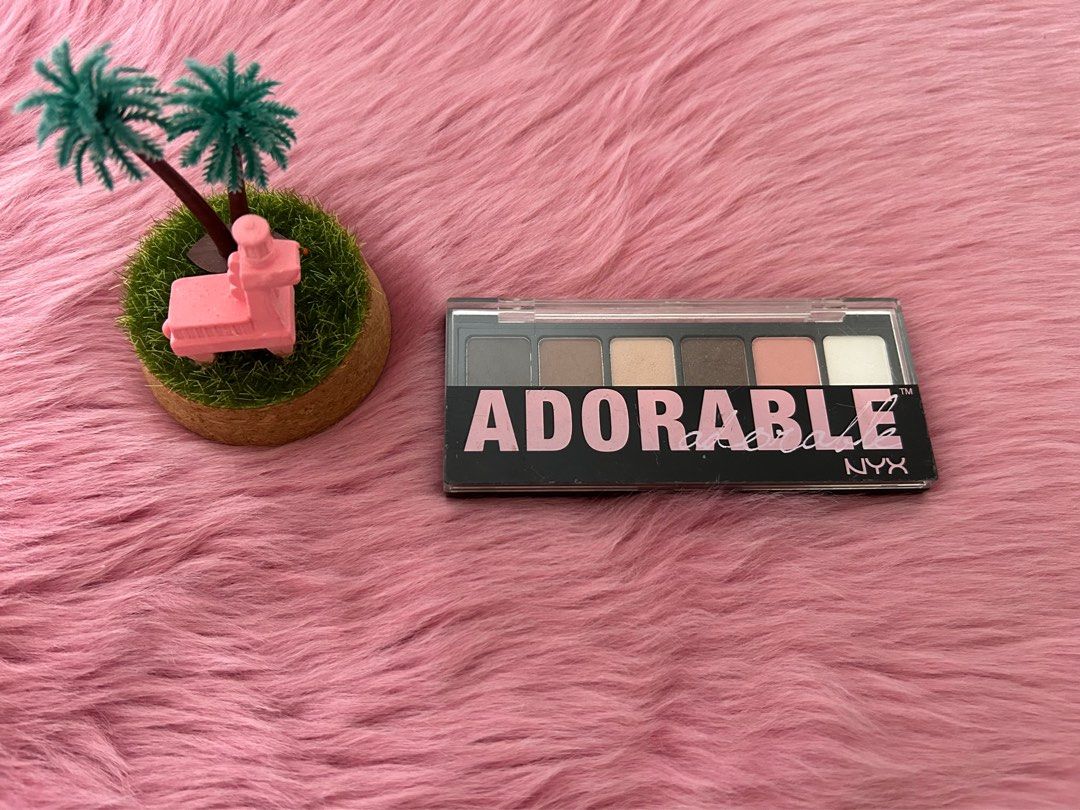NYX Adorable Eyeshadow Palette Beauty Personal Care Face Makeup On nyx-adorable-eyeshadow-palette-beauty-personal-care-face-makeup-on