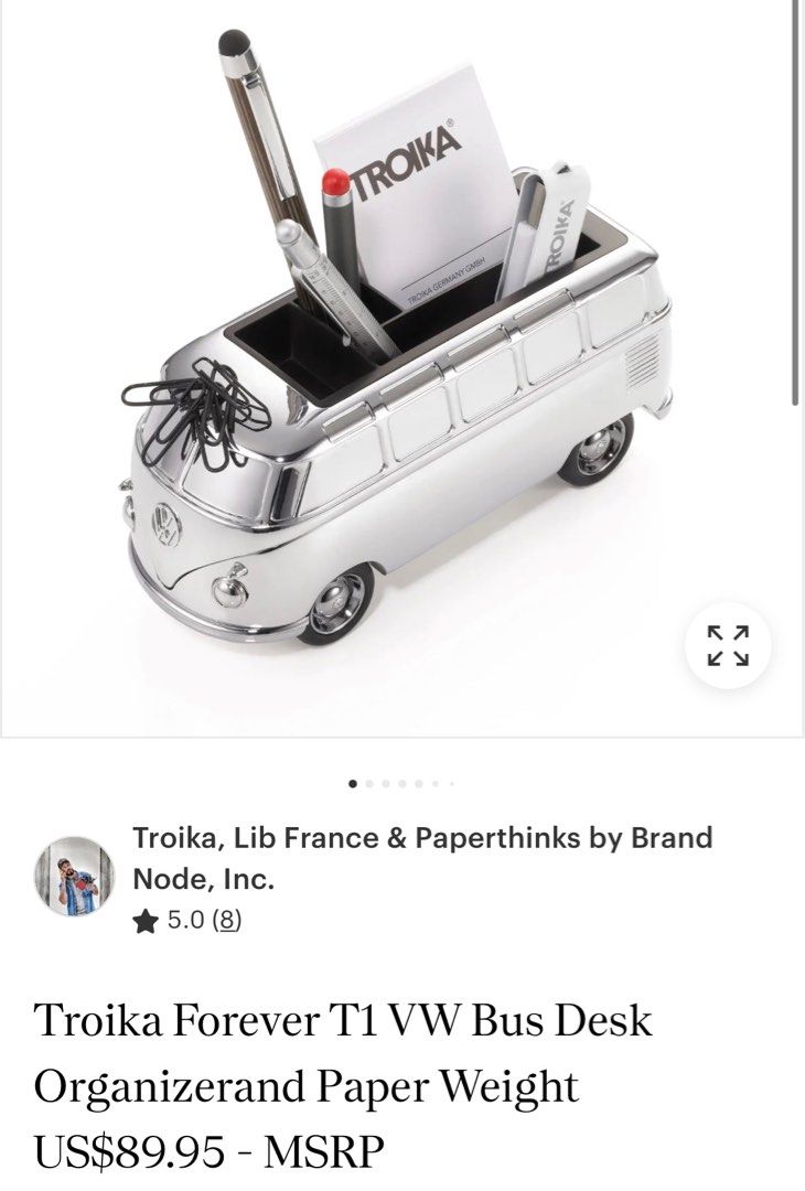 OFFICIAL VOLKSWAGEN Desk Organizer Collectibles, Furniture & Home