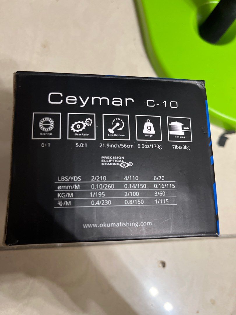 Okuma Ceymar C-10, Sports Equipment, Fishing on Carousell