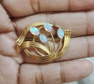 Opal Pin brooch