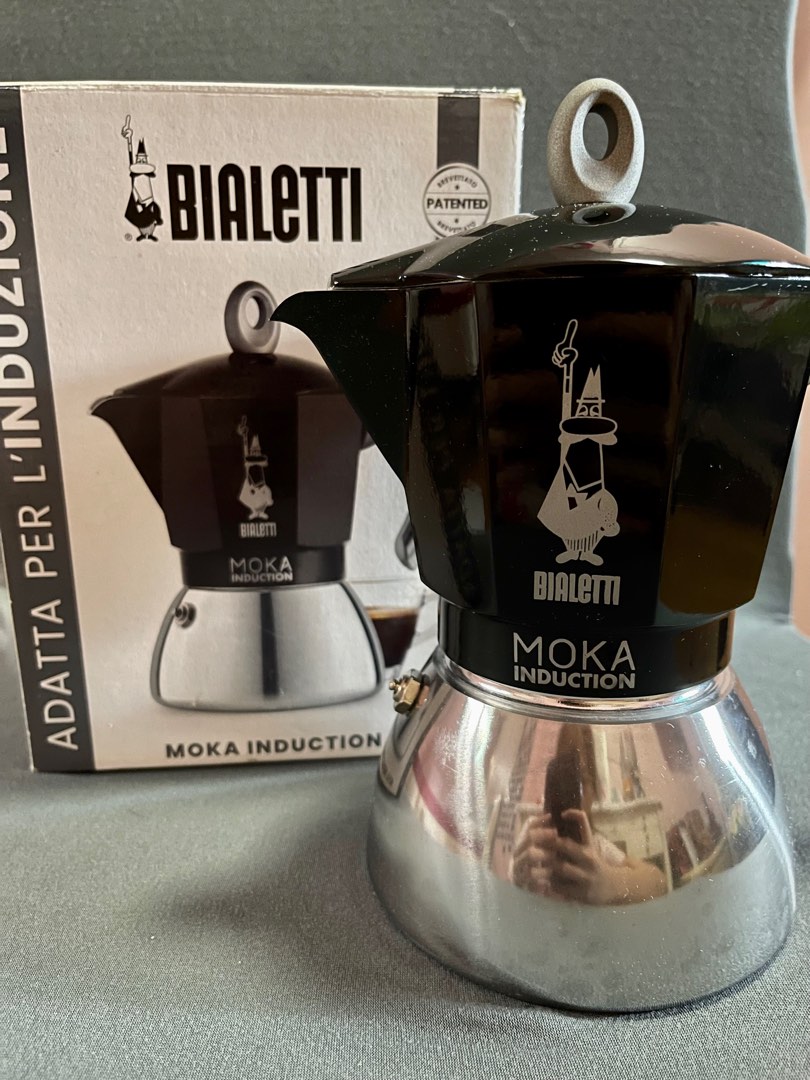 Original Bialetti Moka Induction 6 cups, Furniture & Home Living