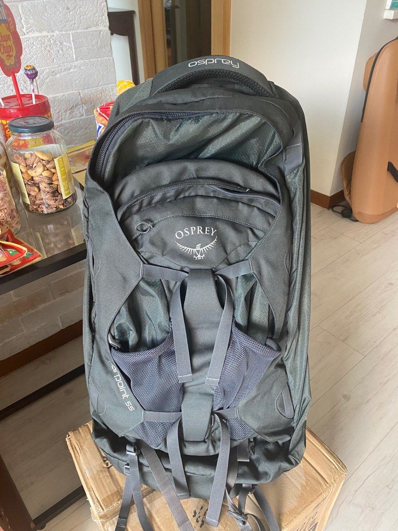 Osprey Farpoint 55l Men s Fashion Bags Backpacks on Carousell