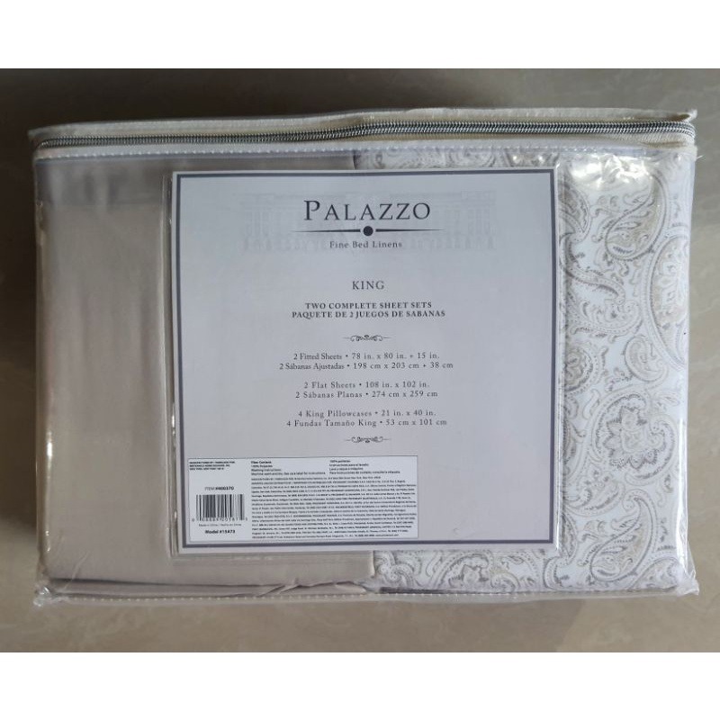 Palazzo Fine Bed Linens King, Furniture & Home Living, Bedding & Towels