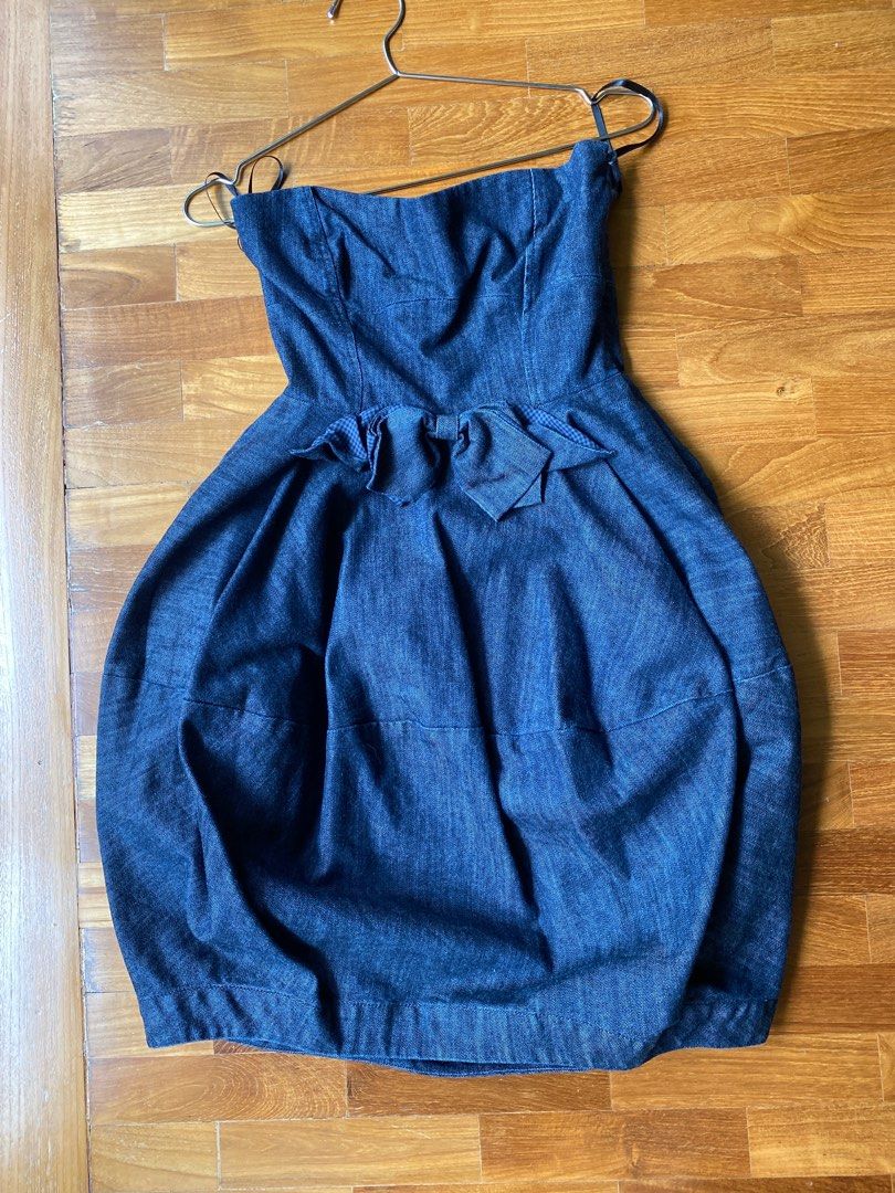 paul smith denim dress Paul Smith denim bustier Dress, Women's Fashion, Dresses & Sets, Dresses on  Carousell