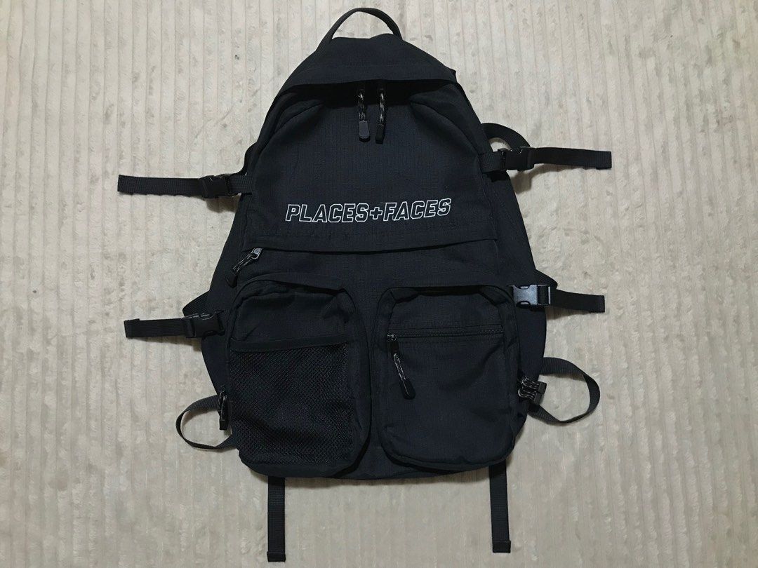 Places and store faces backpack