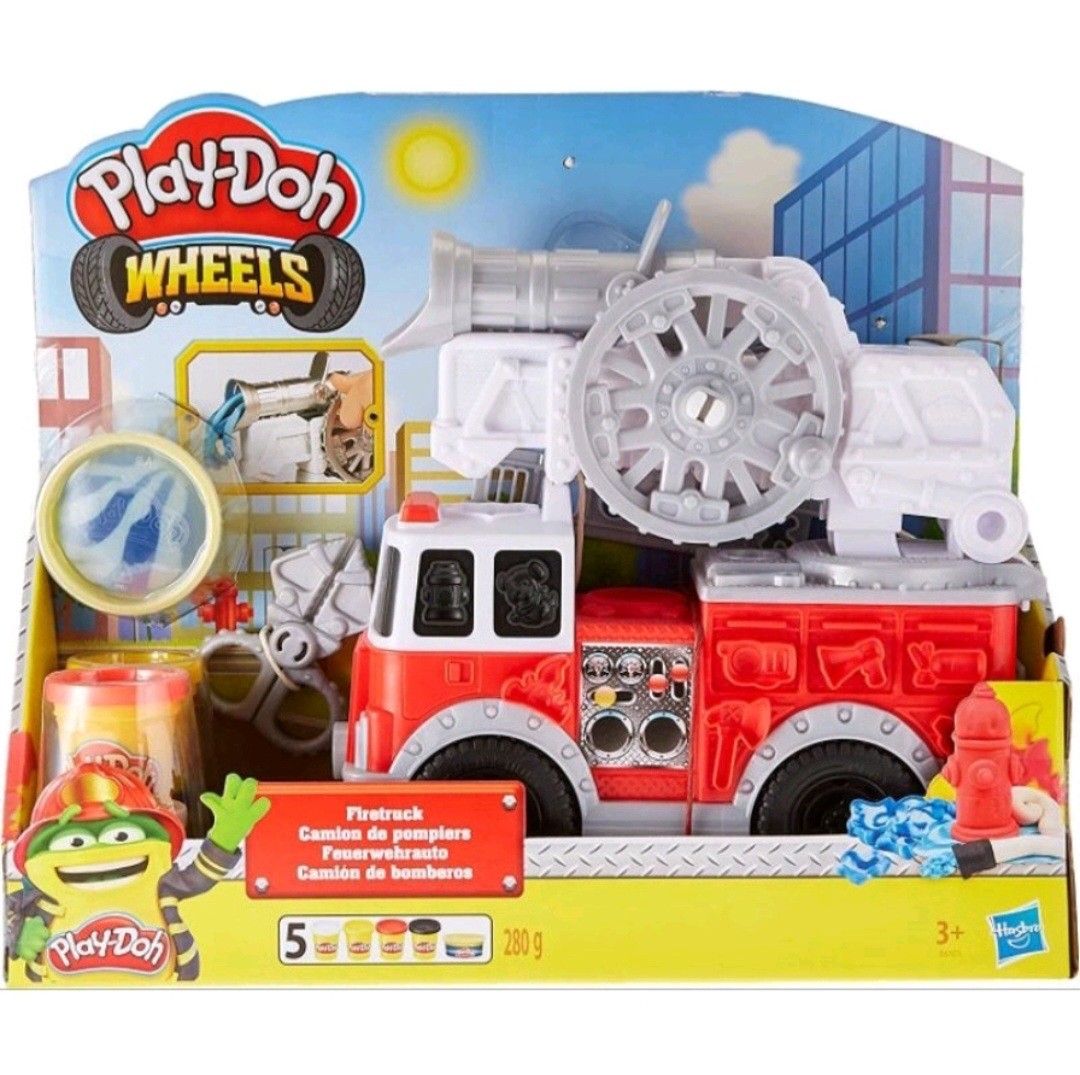 PlayDoh Wheels Firetruck, Hobbies & Toys, Toys & Games on Carousell