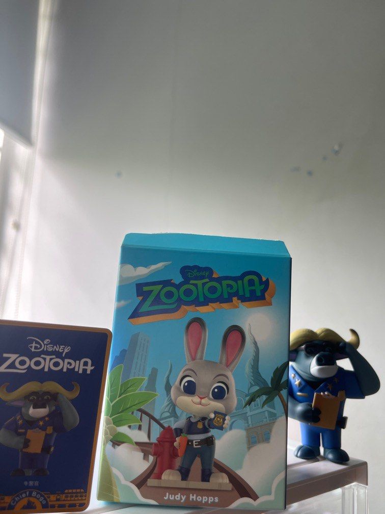 Pop Mart Zootopia Chief Bogo, Hobbies & Toys, Toys & Games on Carousell