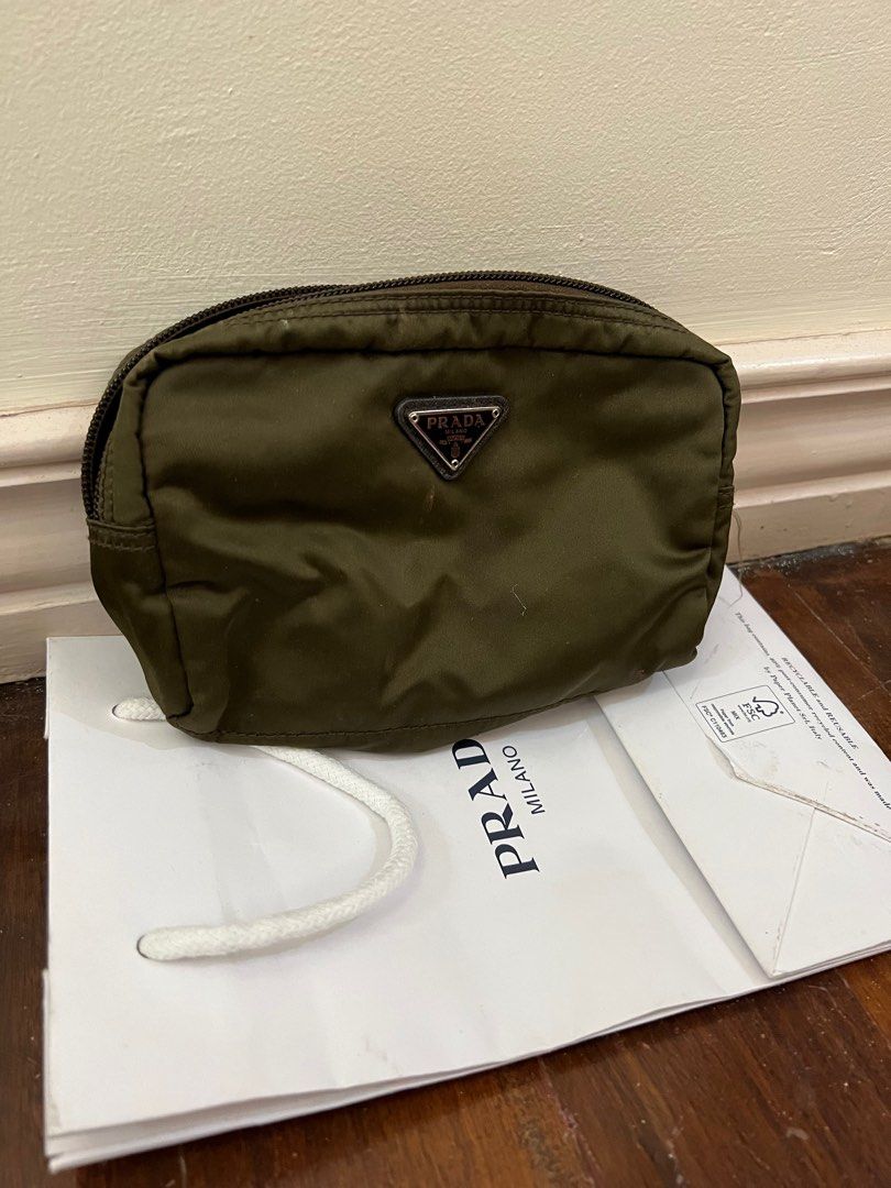 Prada pouch (Category: Luxury Bags & Wallets) located in Paranaque City. Submitted by chicscloset (Listing ID 1206054703, Image 1). Description: Make up pouch .