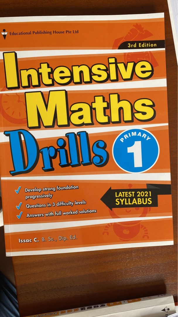 Primary 1 Intensive Math Drill Assessment book, Hobbies & Toys, Books