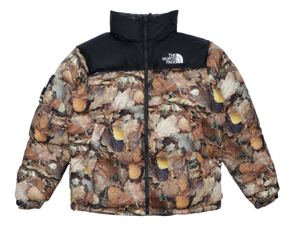 Supreme tnf discount leaves jacket