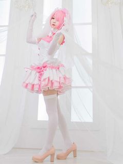 RENT/SALE Re:Zero Ram Wedding Dress Cosplay Costume