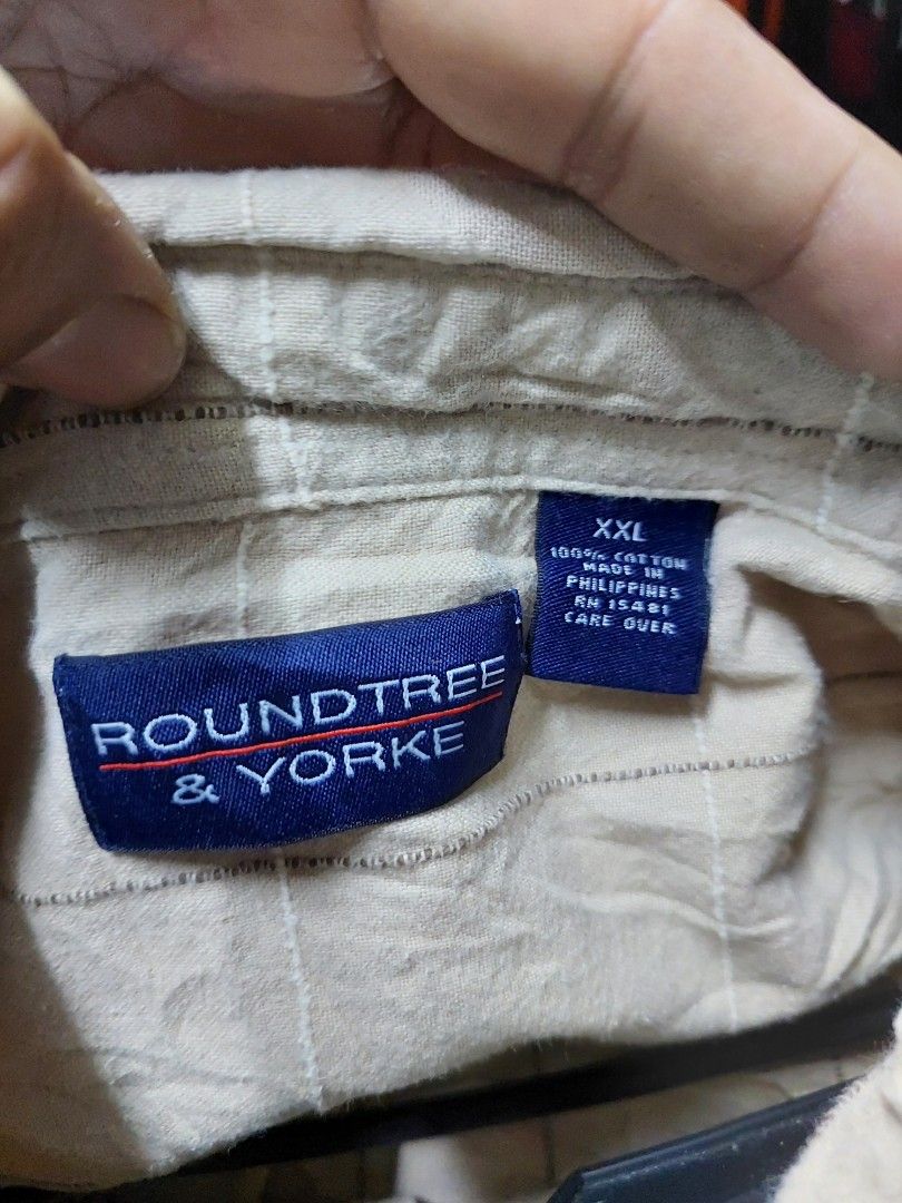Roundtree York flanel Pit29, Men's Fashion, Tops & Sets ...