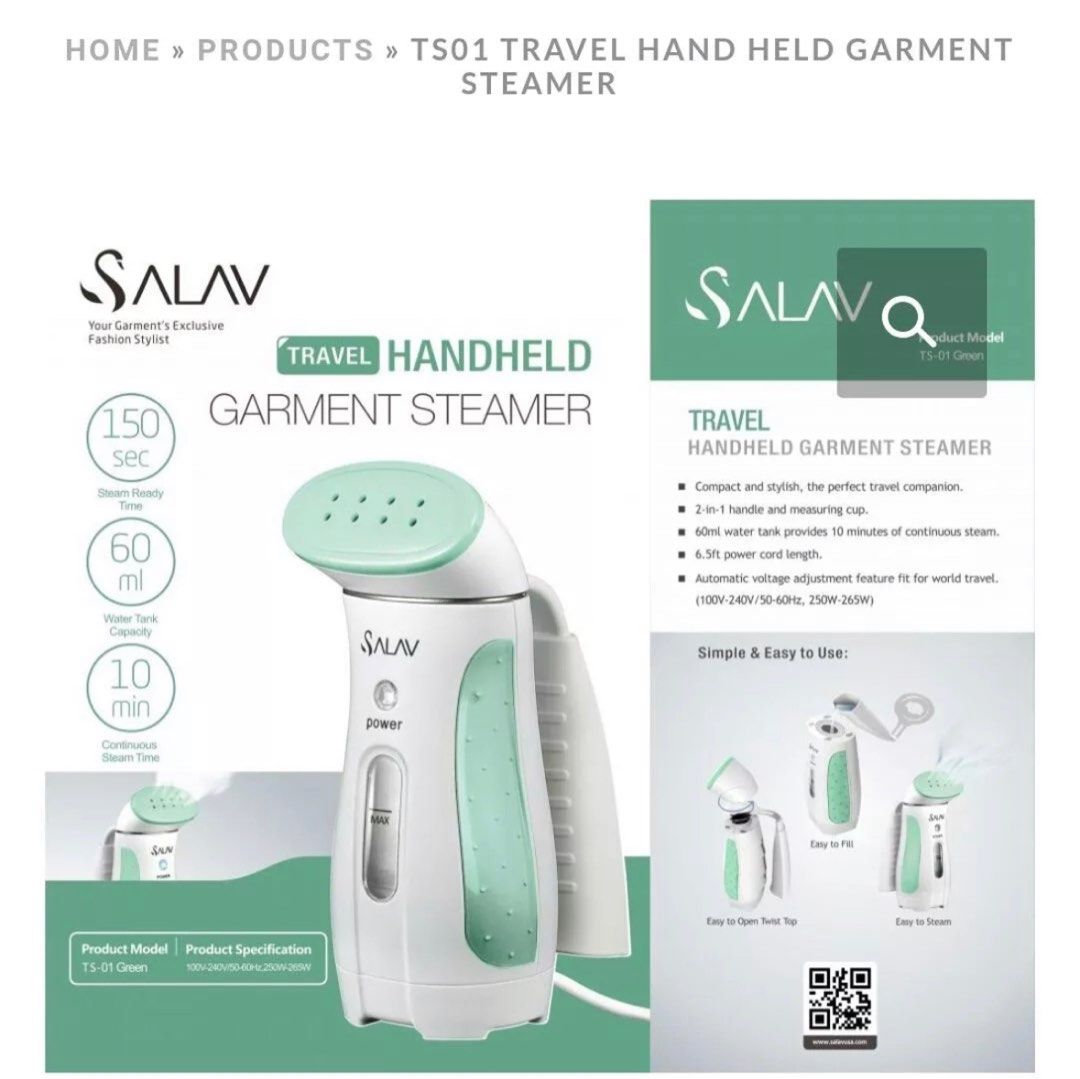 Salav handheld Steam Iron, TV & Home Appliances, Irons & Steamers on