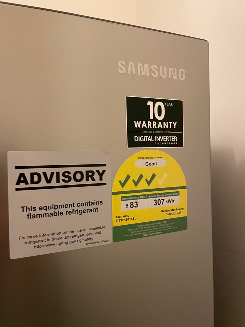 Samsung Fridge Freezer/cooling Combination (lightly used), TV & Home