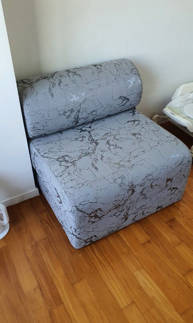 Seahorse sofa bed (single size), Furniture & Home Living, Furniture