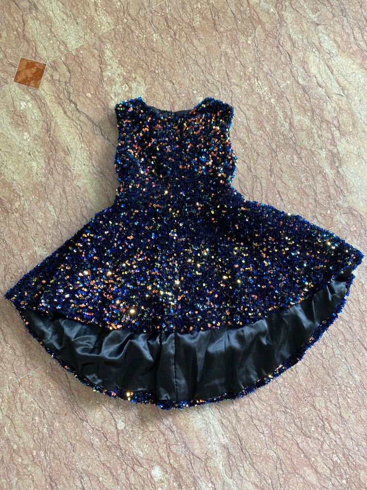 Gold sequin dress outlet for little girl