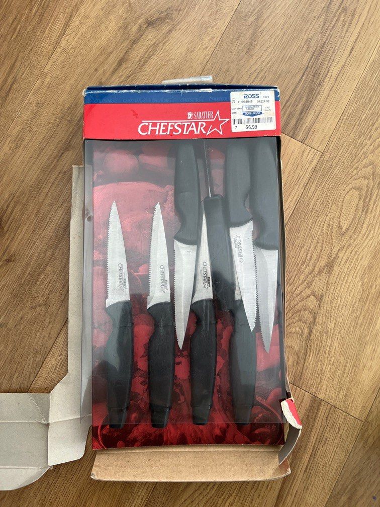 Set of 6 steak knives, Furniture & Home Living, Kitchenware & Tableware ...