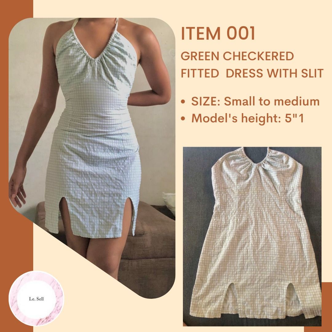 Sexy fit summer checkered dress (Category: Dresses) located in Calamba. Submitted by lelesellhere (Listing ID 1205966033, Image 3). Description: Original price: 380 down to 150 pesos SIZE: SMALL TO MEDIUM - adjustable strap - used only once - washed and dried ❗️ BUY 3 products in my acc get 2% DISCOUNT ❗️ I ACCEPT OFFERS ❗️ Used clothes has no flaws 💸MODE OF PAYMENT ❤️ BPI ❤️ GCASH ❤️LBC ❤️ PALAWAN EXPRESS ❤️MHLUILLIER ❤️ CEBUANA.