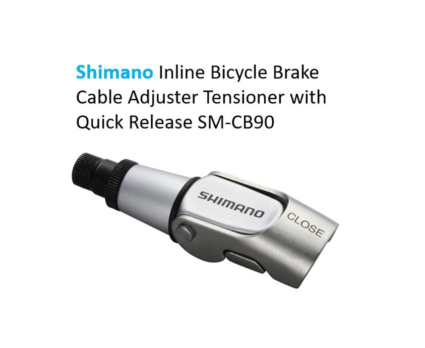 Shimano Inline Bike Bicycle Brake Cable Adjuster Tensioner with Quick Release SMCB90, Sports