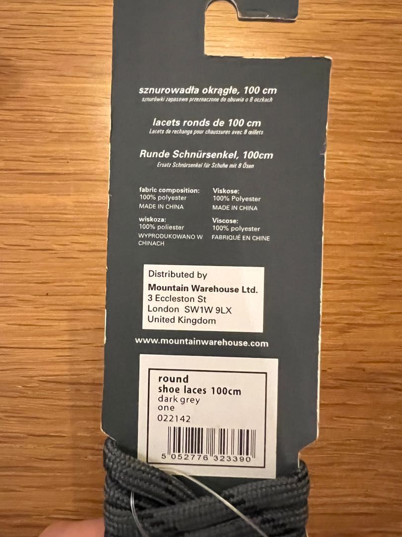 Warehouse deals shoe laces