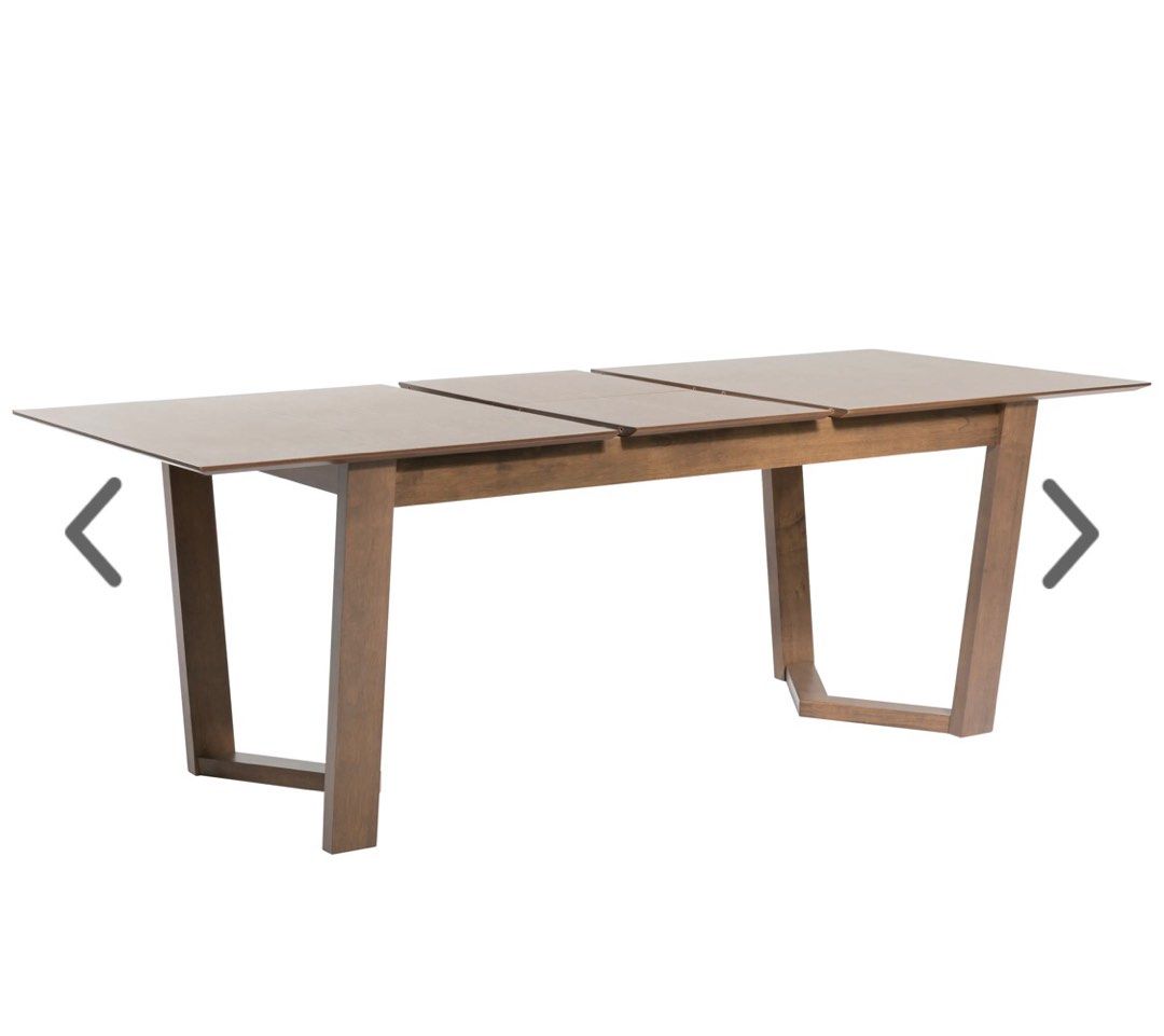 Expandable Solid Wood Dining Table , Furniture & Home Living, Furniture