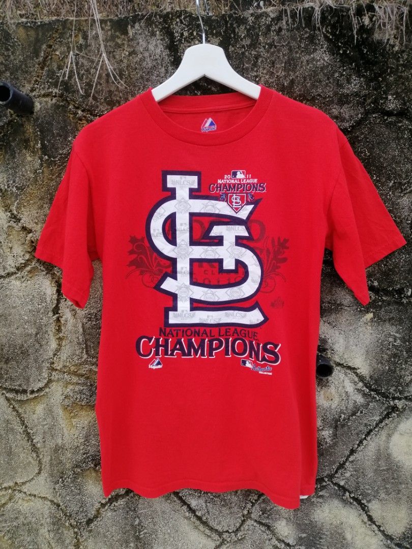 Vintage St. Louis Cardinals Nike Team T-Shirt Size XL Blue 2005 MLB Baseball