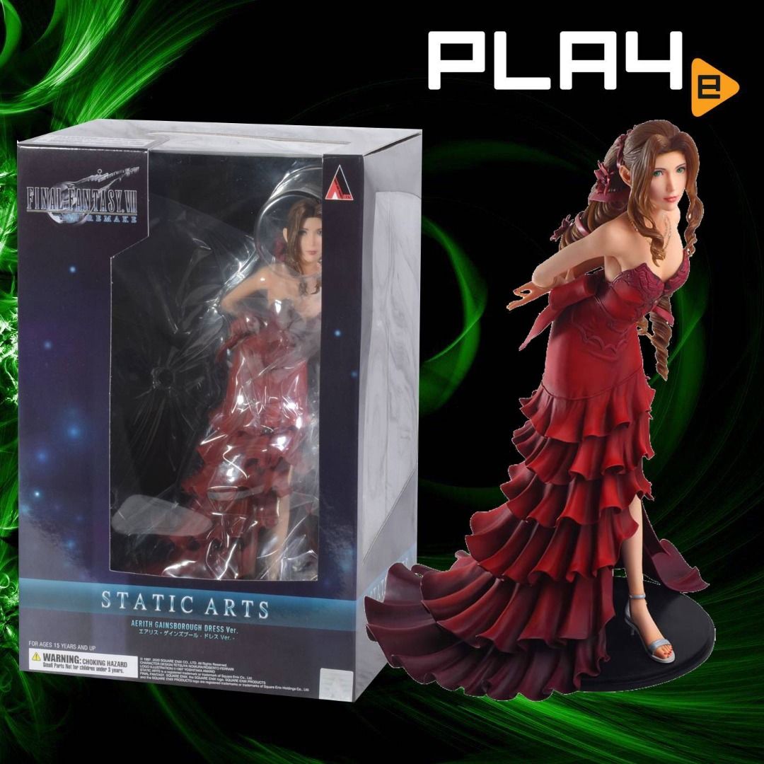 open lace back dress Static Arts Final Fantasy VII Aerith Gainsborough Dress Version