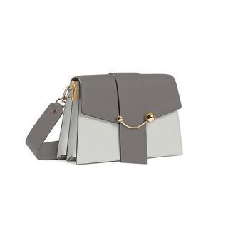 Strathberry Leather Box Crescent Shoulder Bag | Harrods PA