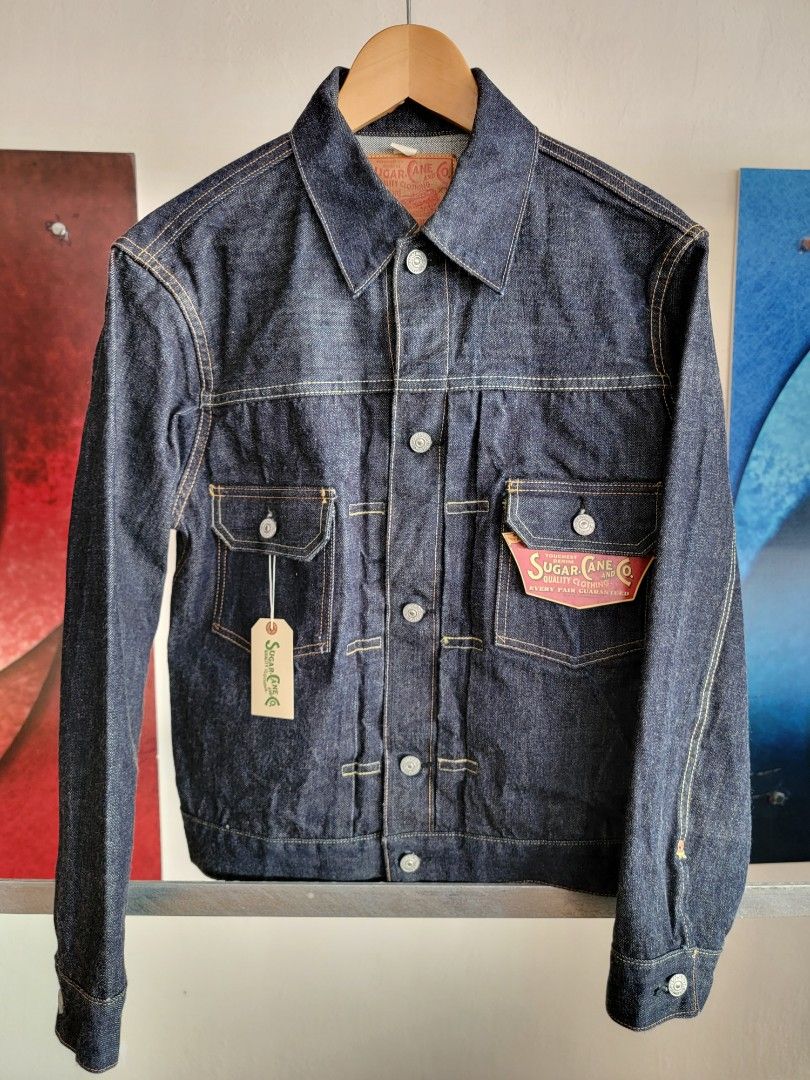 Sugar cane denim jacket type2 - 1953, 男裝, 外套及戶外衣服- Carousell