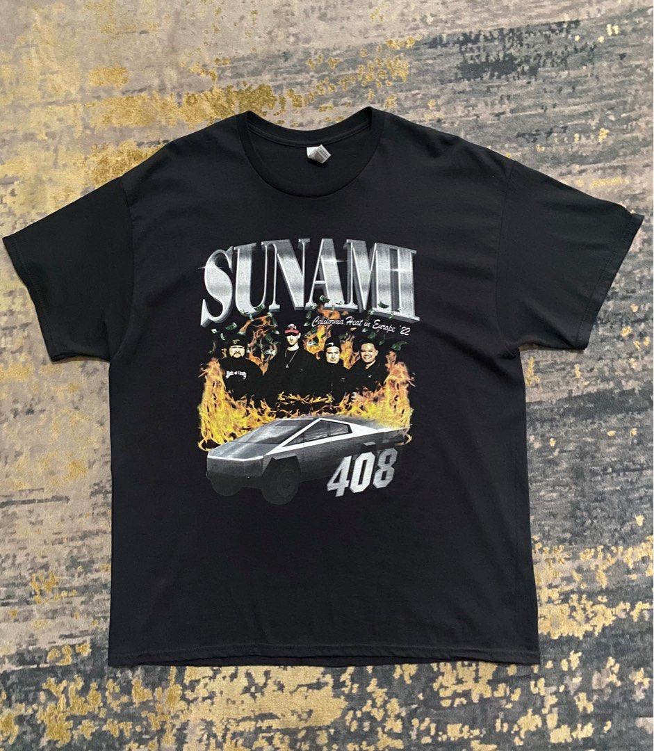 SUNAMI BAND SHIRT, Men's Fashion, Tops & Sets, Tshirts & Polo Shirts on