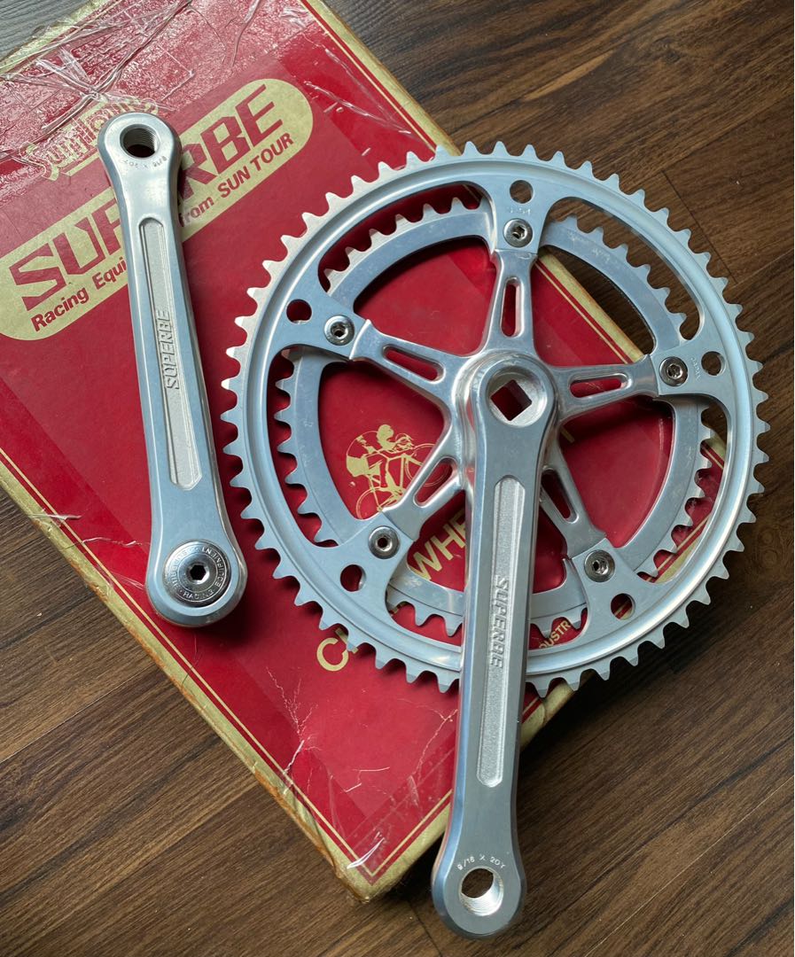 Suntour Superbe Crank NOS Sports Equipment Bicycles Parts
