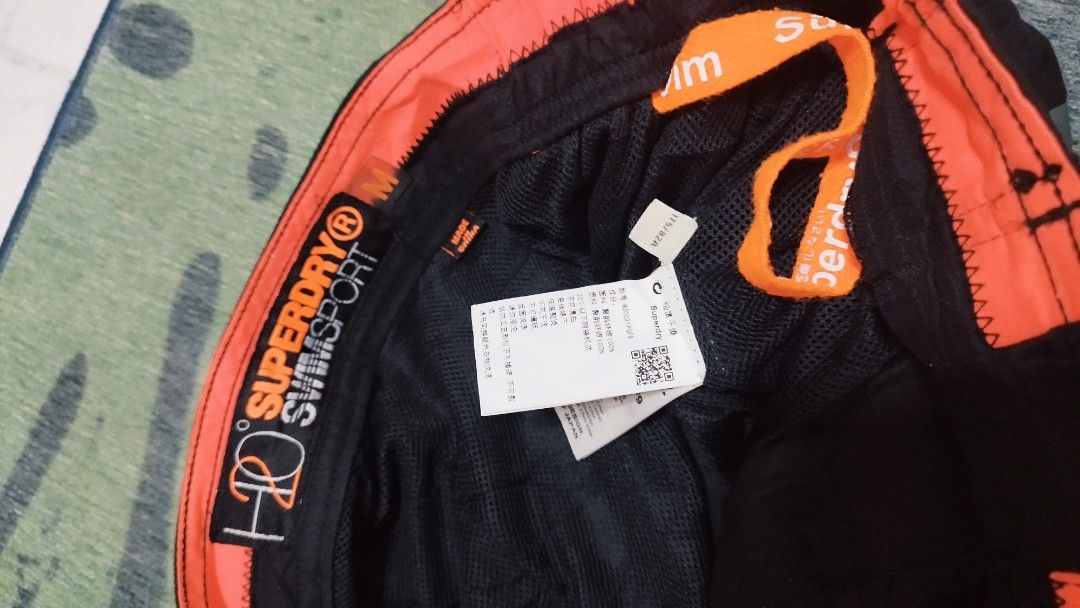 Edit Swim Short De Bain Homme SUPERDRY ORANGE Pas Cher - Shorts De