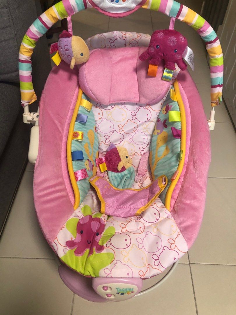 Taggies baby bouncer rocker Babies Kids Infant Playtime on