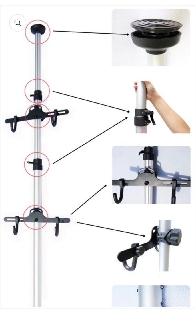 TELESCOPIC BIKE POLE/RACK 1.7 M to 4.0 M, Sports Equipment, Bicycles